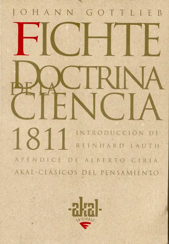 La doctrina de la ciencia 1811 Imprescindible (Must-Have)