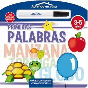 Primeras Palabras (Libro Pizarra) Aprendo en Casa Económico