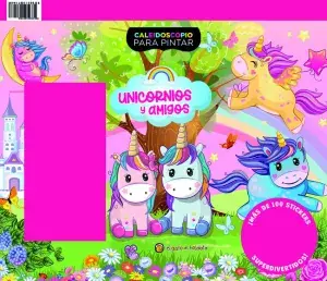Envío Inmediato Unicornios y Amigos ("Caleidoscopio para Pintar")
