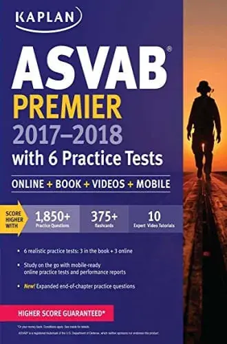 No Te Lo Pierdas ASVAB PREMIER 2017-2018 WITH 6 PRACTICE TESTS ASVAB PREMIER 2017-2018 WITH 6 PRACTICE TESTS