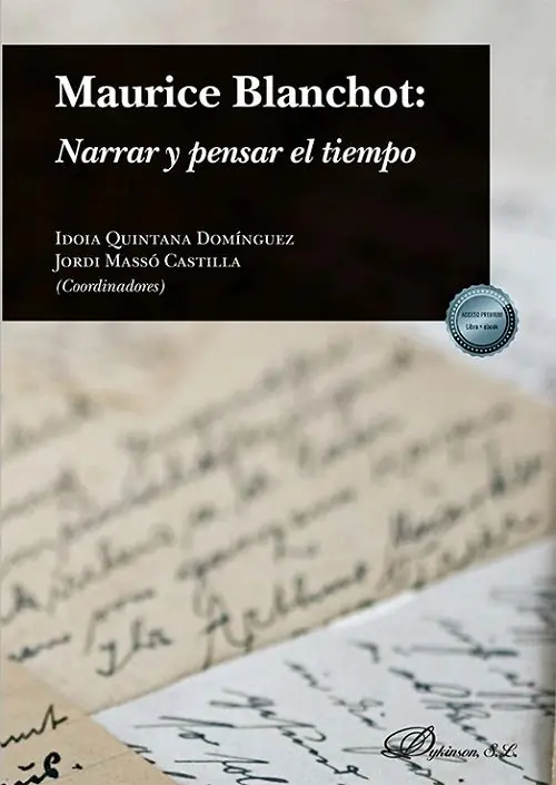 Maurice Blanchot "Narrar y pensar el tiempo" Gran Oferta