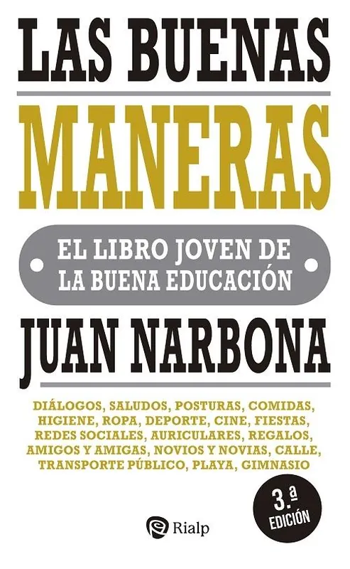 Las buenas maneras "El libro joven de la buena educación" Bestseller