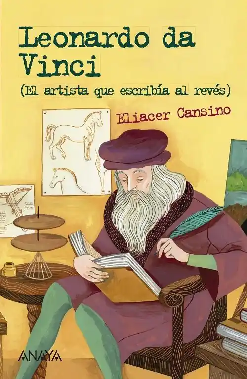 Económico Leonardo da Vinci "(El artista que escribía al revés)"
