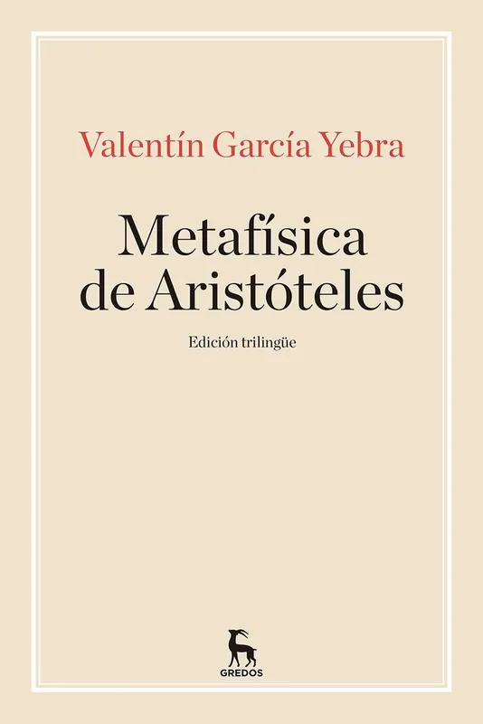Metafísica de Aristóteles "(Edición trilingüe)" Envío Inmediato