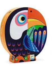 PIZZLE SILUETA TUCAN 24 PIEZAS No Te Lo Pierdas